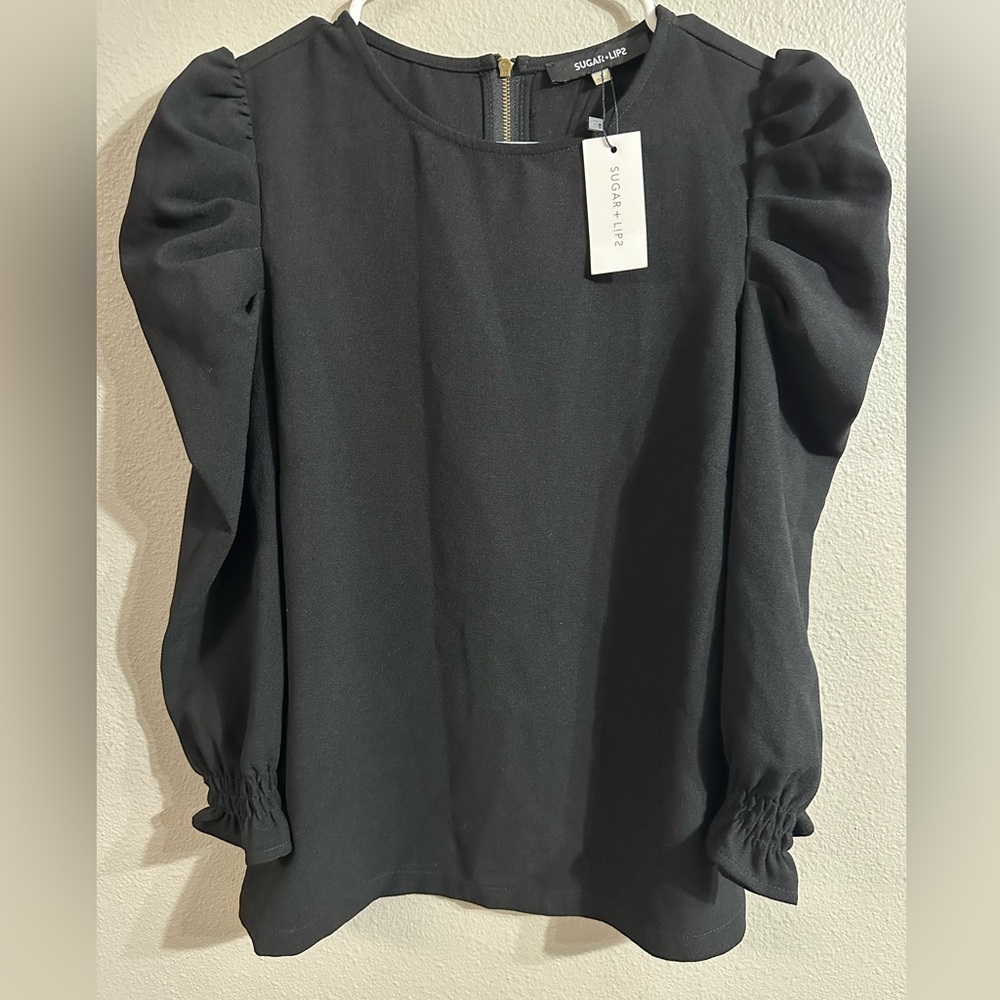 Sugarlips Elegant Black Blouse